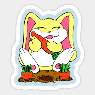 Chubby Bunny Sticker